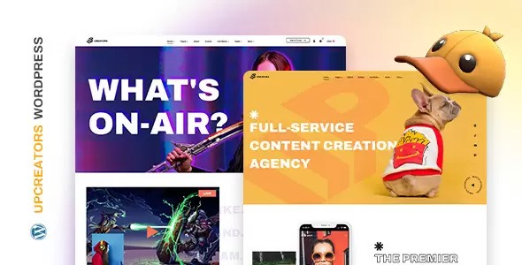 UpCreators v1.0 – 数字创作者 WordPress 主题下载