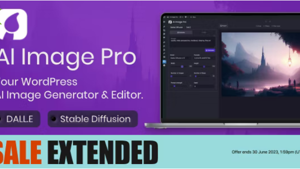 AI Image Pro WordPress AI Image Generator & Editor, DALLE & Stable Diffusion v2.6.0 ai 生成图像插件下载