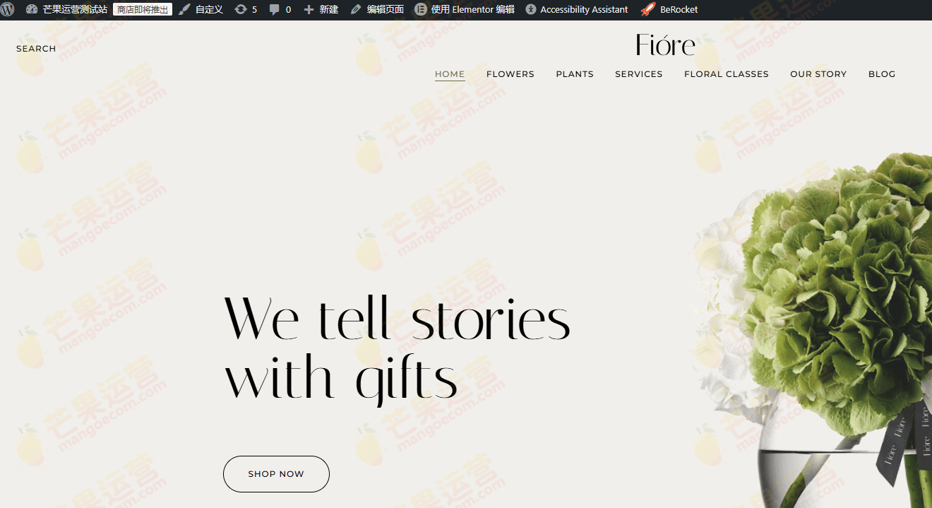 Fiore 花店和花店主题下载