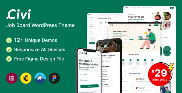 Civi 2.1.4 – 求职板 WordPress 主题下载