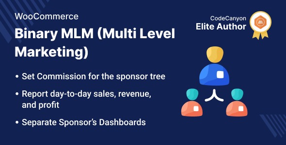 WooCommerce Binary Multi Level Marketing [MLM] v2.0.0 多层次营销推广插件下载