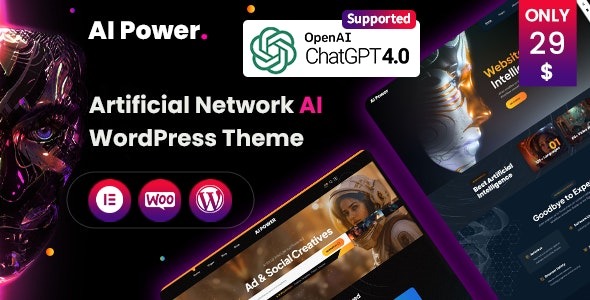 AI Power v1.0 人工智能 WordPress 主题下载