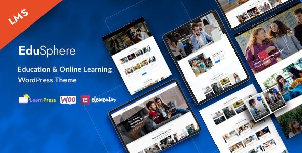 EduSphere v1.5.0 教育和在线学习 WordPress 主题下载