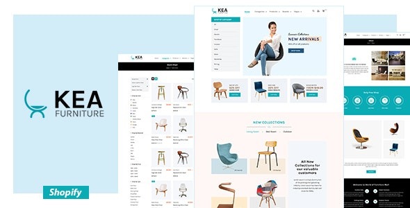 Kea eCommerce Interior, Furniture Shopify Theme May 6, 2023 主题下载