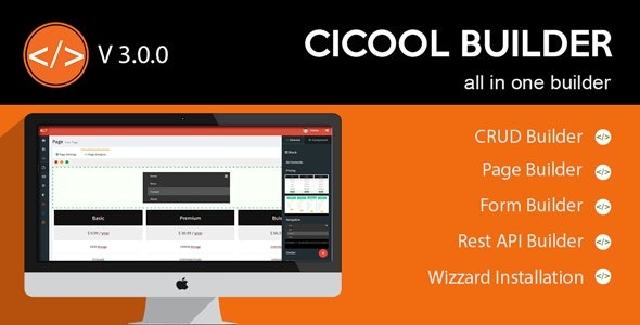 Cicool v3.4.3 – 页面、表单、Rest API 和 CRUD 生成器源码下载