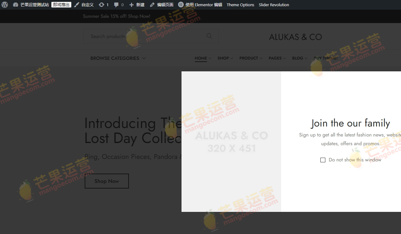 Alukas 现代珠宝店 WordPress 主题破解版下载