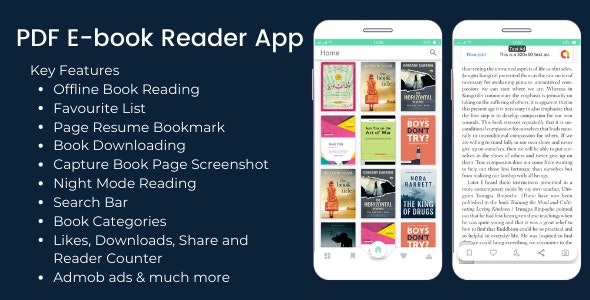 PDF Ebook Reader App + Admin App v1.0 pdf电子书阅读器源码下载