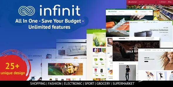 Infinit v.1.1.4 – 多用途响应式 Shopify 主题下载