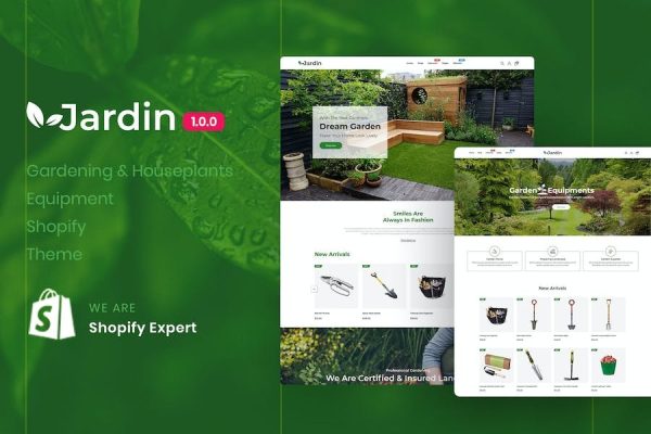 Jardin v1.0.0 – 园艺和室内植物设备响应式 Shopify 主题下载