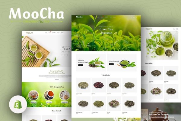 Moocha v1.0 – 茶店和有机商店响应式 Shopify 主题下载