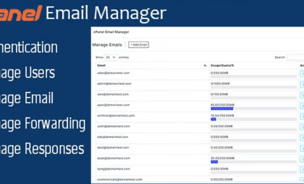 Cpanel Email Manager v2023.0.2 源码下载