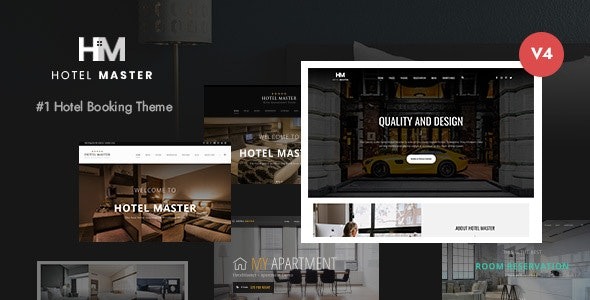 Hotel Master v4.2.1 酒店预订 WordPress 主题下载
