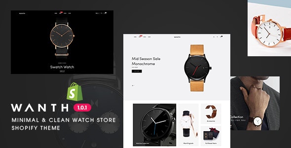 Wanth v1.0.1 – 简约干净的手表店 Shopify 主题下载
