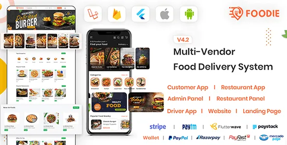 Foodie v5.0 UberEats 克隆 |送餐应用程序 |多餐厅送餐 Flutter 应用源码下载