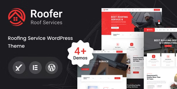 Roofer Roofing Services WordPress Theme + RTL v1.0 屋顶服务 WordPress 主题下载