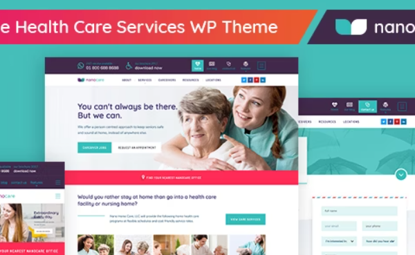 NanoCare v1.1.8 家庭医疗保健、医疗保健 WordPress 主题下载