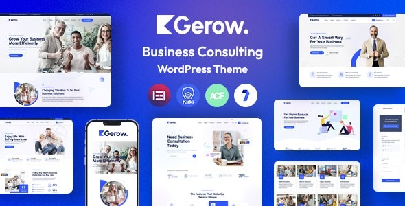 Gerow Business Consulting WordPress Theme v1.0 商业咨询 WordPress 主题下载