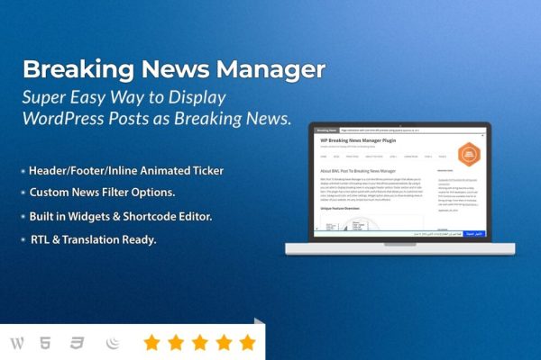 BWL Post To Breaking News Manager v1.2.1 插件下载