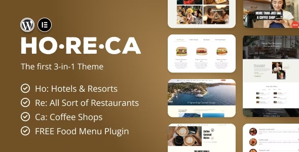 HoReCa Hospitality Industry Theme v1.1 酒店业主题下载