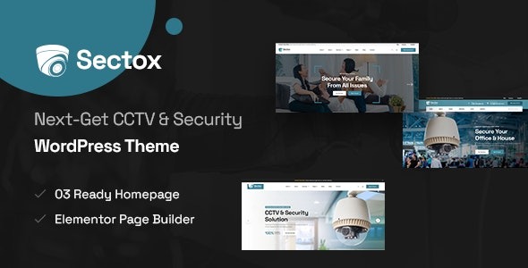 Sectox v1.0.5 CCTV 和安全 WordPress 主题下载