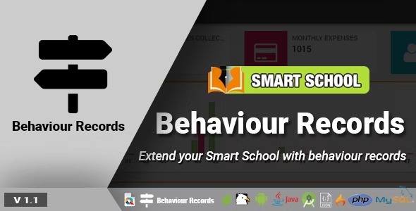 Smart School Behaviour Records v1.1 智能学校学生表现记录源码下载