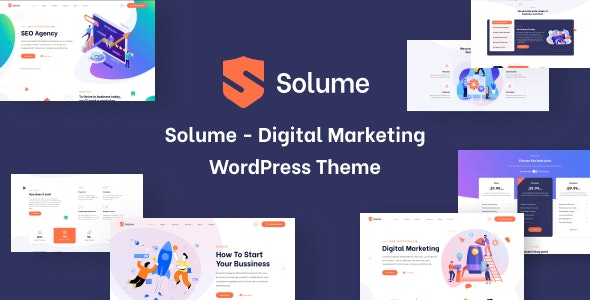 Solume v1.0.7 数字营销 WordPress 主题下载