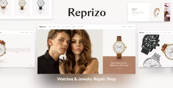 Reprizo v1.0.8 珠宝钟表店 WordPress 主题下载