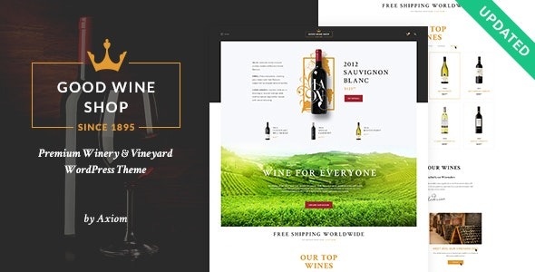 Good Wine v1.1.10 葡萄园和酒厂商店 WordPress 主题