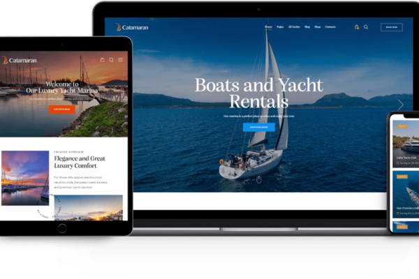Catamaran v1.5.0 游艇俱乐部和船只租赁 WordPress 主题下载