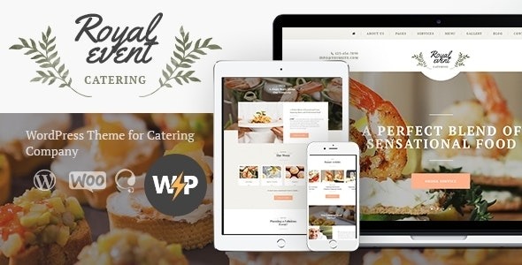 Royal Event v1.5.9 婚礼策划师和餐饮公司 WordPress 主题下载 + Elementor