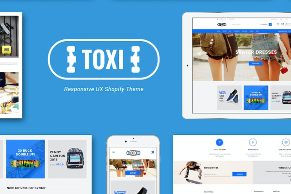 Toxi (v2.0.0) 响应式 UX Shopify 主题下载