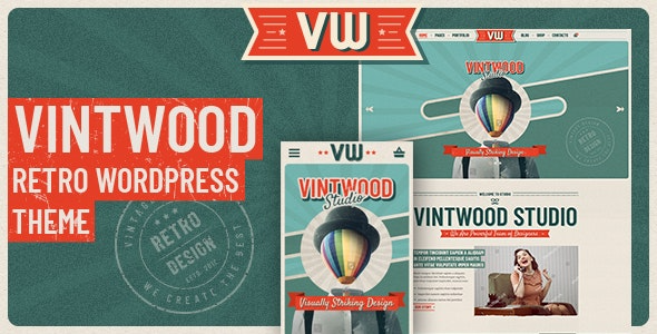 VintWood v1.1.3 复古 WordPress 主题下载