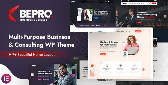 Bepro (v1.0) 多用途商业 WordPress 主题下载