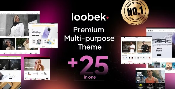 Loobek v1.2.5 Elementor 多功能 WooCommerce 主题下载