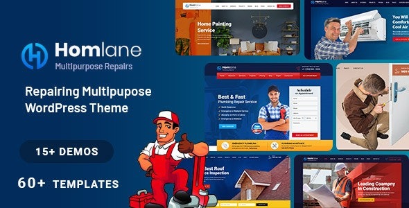 Homlane v1.7.0 多用途服务和维修 WordPress 主题下载