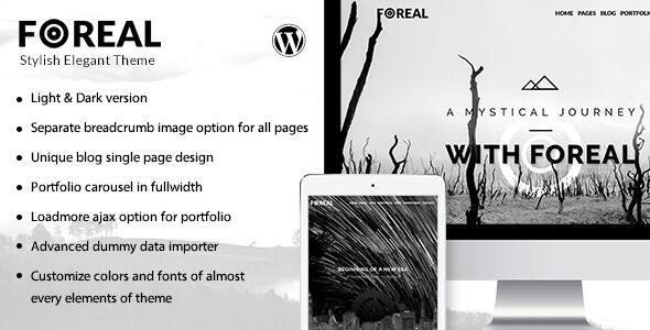 Foreal v2.7 – 导演、作家 WordPress 主题下载
