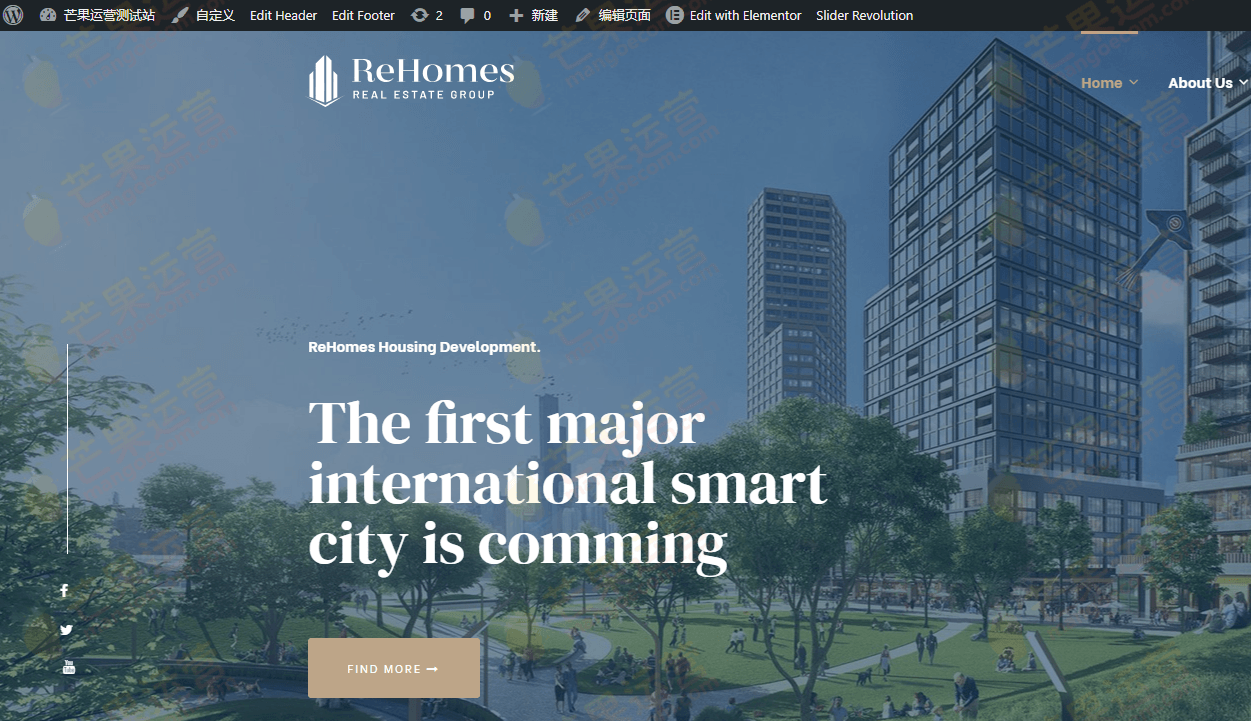 Rehomes 房地产集团 WordPress 主题破解版下载