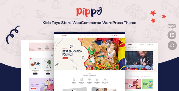 Pippo v1.1.4 – 儿童玩具店 WooCommerce WordPress 主题