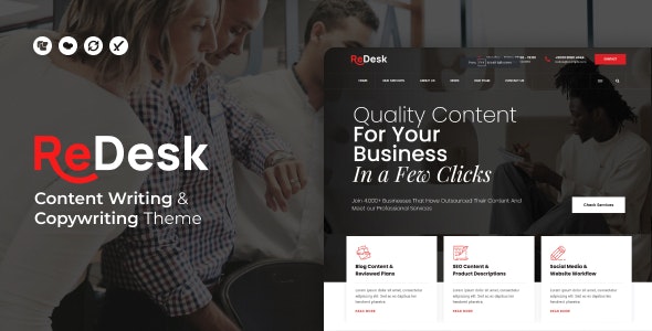 ReDesk v1.0 – 内容写作和文案主题