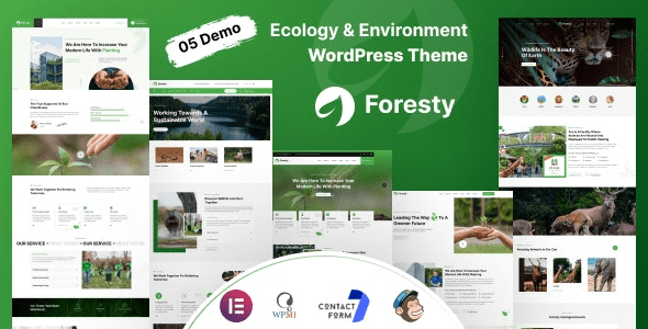 Foresty v1.0.2 慈善与生态 WordPress 主题下载