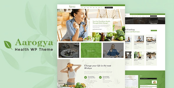 Aarogya v2.4 营养与营养师 WordPress 主题下载