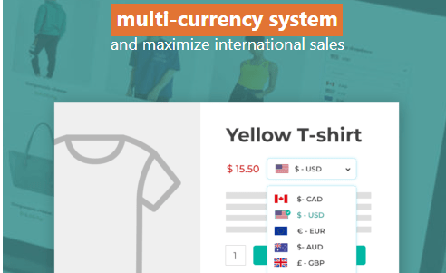 YITH Multi Currency Switcher for WooCommerce Premium v1.27.0 多货币切换器插件下载