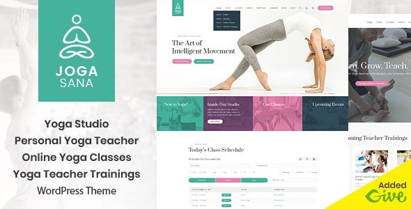 Jogasana v3.1 – 瑜伽导向的 WordPress 主题下载
