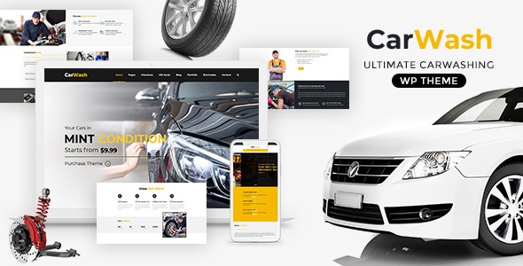 Car Wash v2.8 汽车洗车WordPress 主题下载