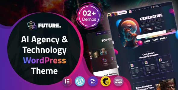 Future v1.0.1 – 人工智能代理和技术 WordPress 主题下载