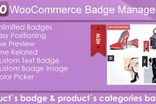 WooCommerce Products Badge Management v5.1 徽章角标插件下载