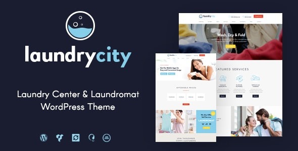 Laundry City v1.2.13 干洗服务 WordPress 主题下载