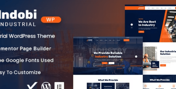 Indobi v1.0.0 工业 WordPress 主题下载