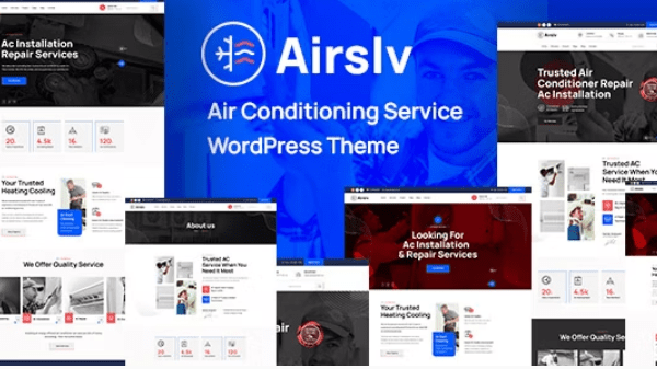 Airslv v1.0 供暖和空调 WordPress 主题下载