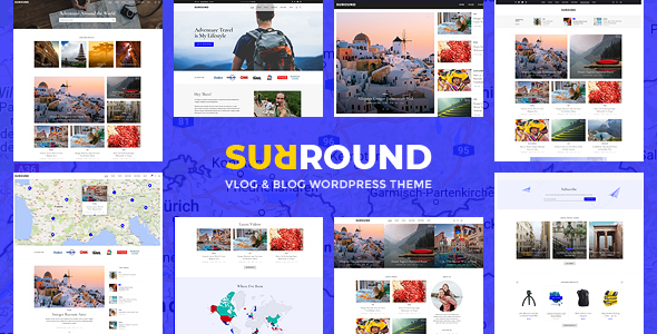Surround v1.5 视频博客和博客 WordPress 主题下载